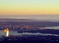 Vancouver as seen from Grouse mountain