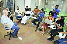 A picture of AUN Students in a Classroom