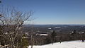 View from mountain towards Manchester