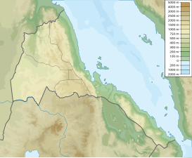 Península de Buri ubicada en Eritrea