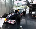 A Sauber C15 from 1995 in display at Red Bull Hangar-7