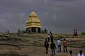 One of the four Cardinal towers of Bangalore erected in the Lalbagh