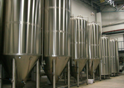 Tanks inside Kingdom Breweries