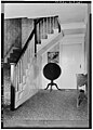 Main stairwell in the Oliver Wight House, viewed from the first floor (1937)