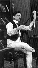 Producer-director-screenwriter Dadasaheb Phalke, the "father of Indian cinema".