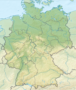 Location of the lake in Germany