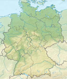 Map showing the location of Wreechener See Nature Reserve