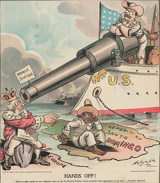 Archivo:Roosevelt monroe Doctrine cartoon.jpg