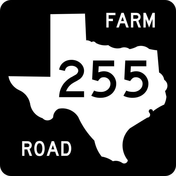 All of RE 255 was formerly FM 255