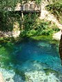 Azure Eye, one of the many fresh water springs in Sarandë, Albania, (known as the wedding city).