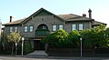 Belmont Flats. Alma Road, St Kilda, Victoria. Completed 1923. Rare example of the bungalow style applied to an apartment building