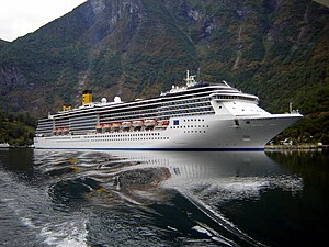 Costa Atlantica In Aurlandsfjord. 2009