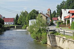 Centre of Mohelnice nad Jizerou