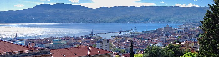 Panoramic view of Rijeka