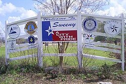 Sweeny Welcome Sign