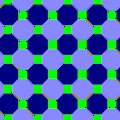 one of the 8 semi-regular tessellations (ignoring color also, with smaller translations)