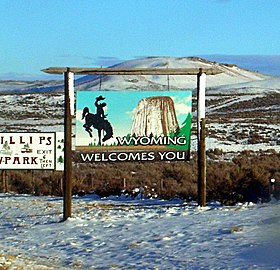 Welcome sign