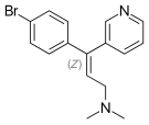 Chemical structure of zimelidine.