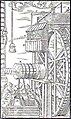 Image 3A water-powered mine hoist used for raising ore, c. 1556 (from Engineering)