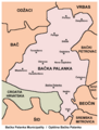 Map of Bačka Palanka municipality