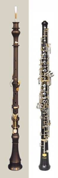 Файл:Classical and modern oboe.jpg