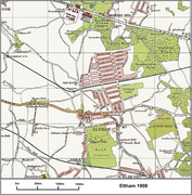 Map 4.Eltham in 1908