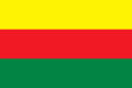 Bandera de Rojava utilizada por la Federación del Norte de Siria en la Guerra Civil Siria que tiene lugar desde 2012