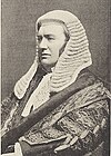 Portrait of an English lord in a judicial wig.