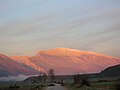 Morning sun near Tepelena. South Albania.