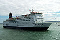 Pride of Bilbao cruiseferry leaving Portsmouth harbour in July 2003.