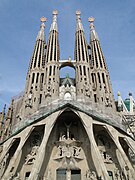 Templo Expiatorio de la Sagrada Familia, Patrimonio de la Humanidad por la Unesco desde 2005.