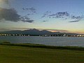 Shorabil Lake at night.