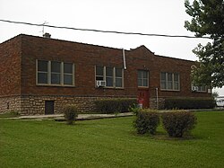 Appanoose School, built in 1919, in Appanoose Township.