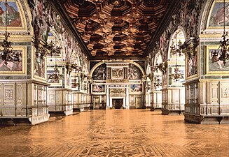 The Ballroom was created by King Henry II beginning in 1552