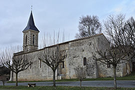 The church in Lusseray