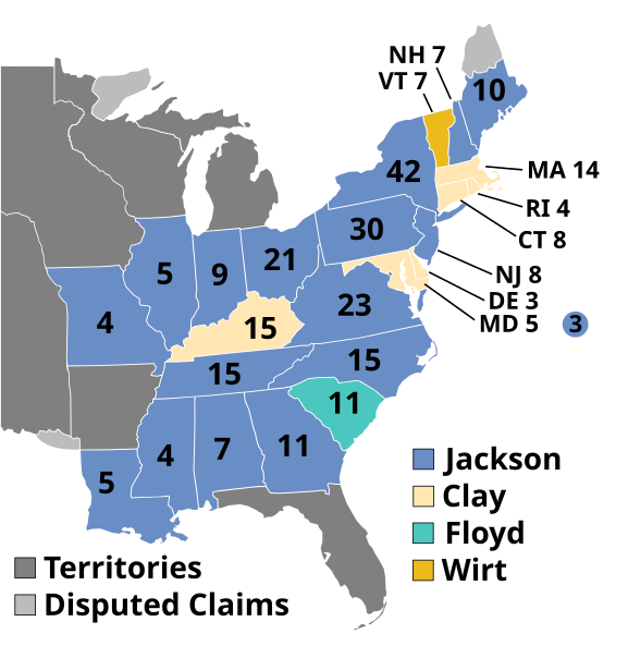 Archivo:ElectoralCollege1832.svg