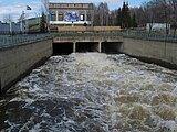 Beloretsk water gateway in spring