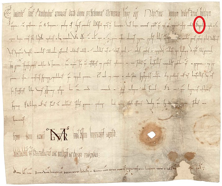 File:Ostarrîchi Document (name circled).jpg