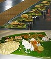 Banana leaf rice