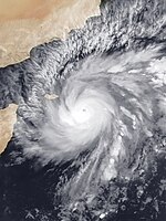 Satellite image of Extremely Severe Cyclonic Storm Tej