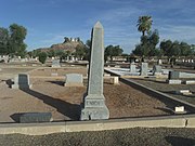 The grave site of John Knight (1854–1904).