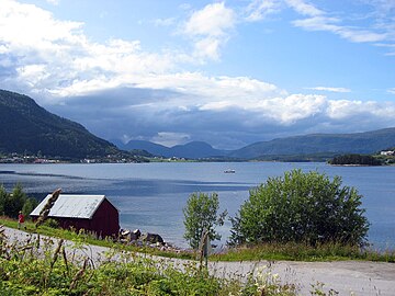 View of the Valsøyfjorden