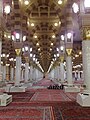 Inside the Prophet's Mosque, Medina, Hejaz, Saudi Arabia