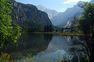 The Almsee in the Almtal valley