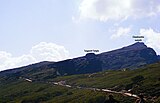 View of Tungnath & Chandrashila Submit from cemented Walkway