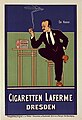 This is a German poster by Fritz Rehm for Laferme Cigarettes (published 1896-1900)