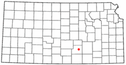 Location in the state of Kansas