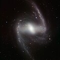 HAWK-I infrared image of the barred spiral galaxy NGC 1365. Credit: ESO/P. Grosbøl.