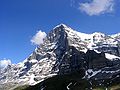 The north face of Eiger, Bernese Alps