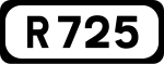 R725 road shield}}